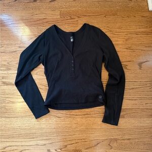 Gilly Hicks Black Long Sleeve Top